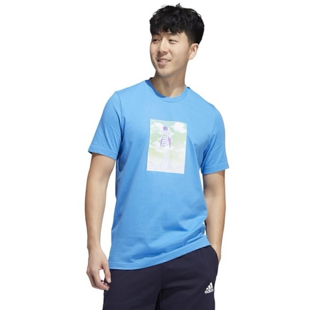 Adidas Spaceship Boost Graphic Tee-Size 4XL